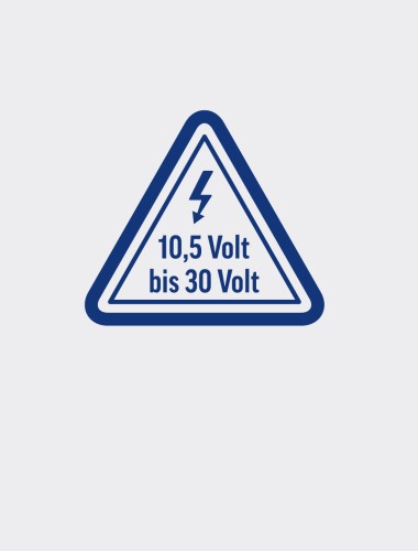 Unsere TV-Geräte können mit einer Eingangsspannung von 10,5 bis 30 Volt betrieben werden. Besonders wenn das Gerät über eine Solaranlage oder die Fahrzeugbatterie betrieben wird, können wir so eine problemlose Funktion gewährleisten. de-10-5-a-30-volts-505-1.jpg